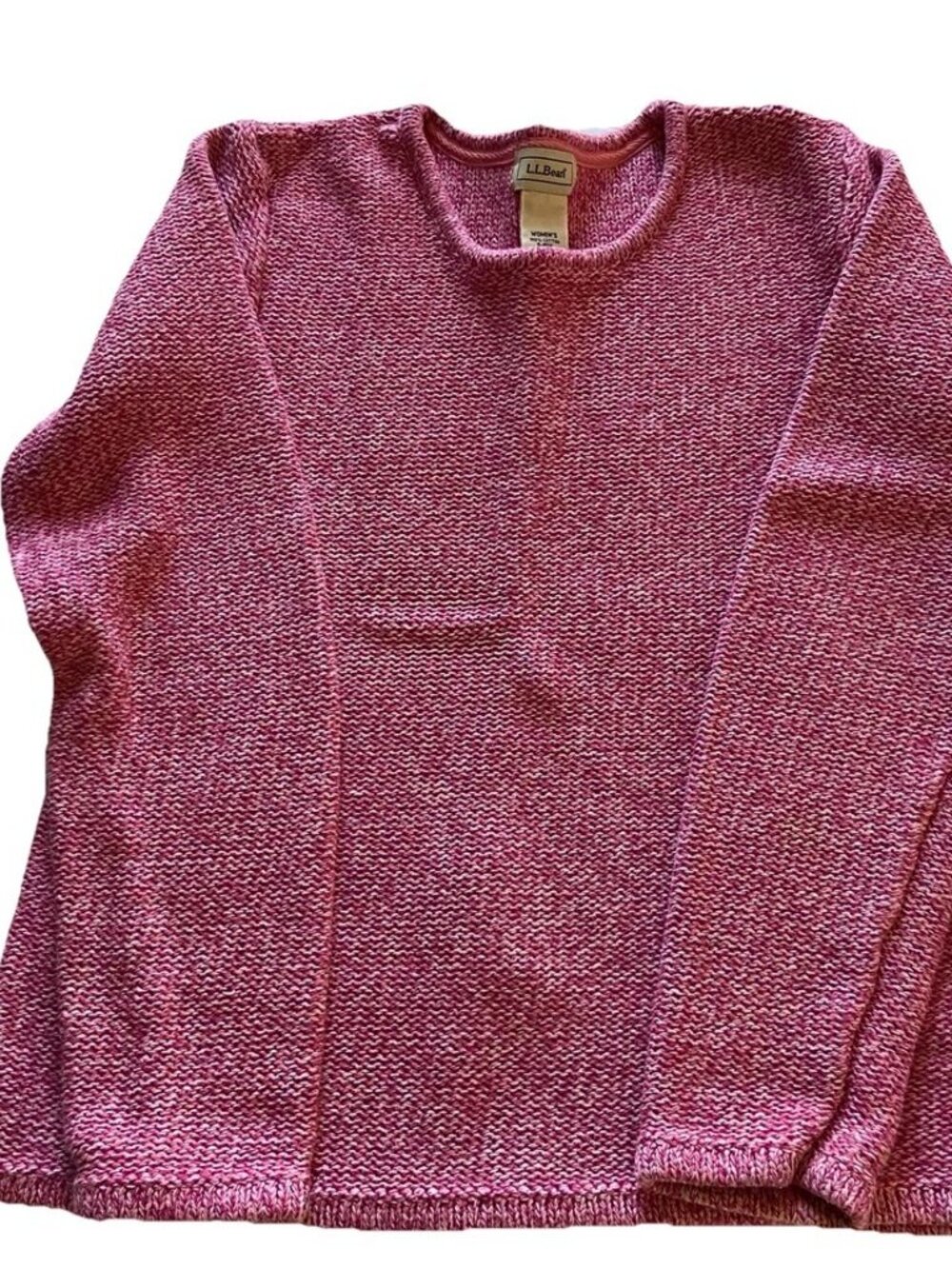 Vintage L.L. Bean women's pullover sweater pink size S EUC